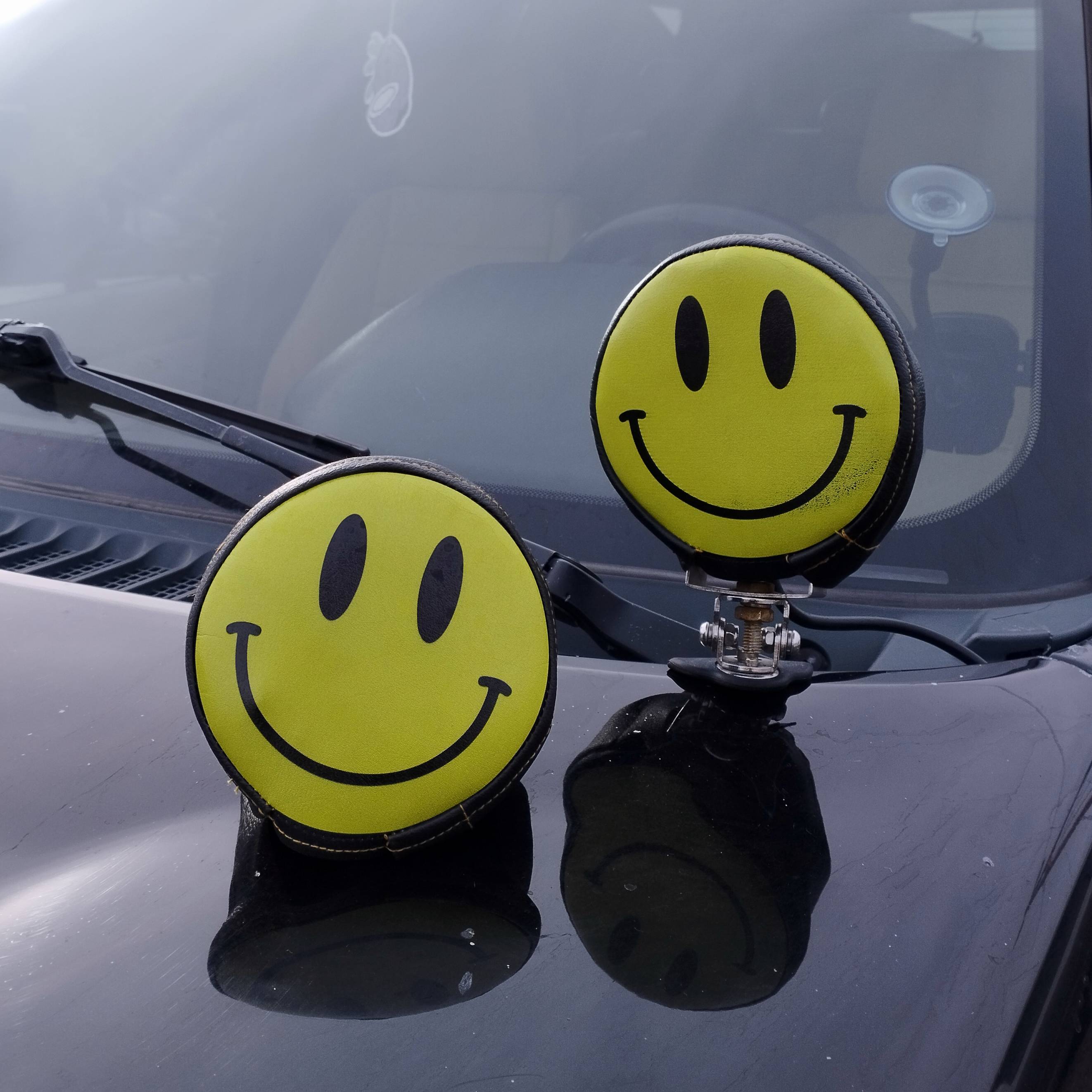 Off Road Led Sis Lamba Kılıfı - Gülen Yüz